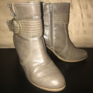 Lether American Eagle high heel boots